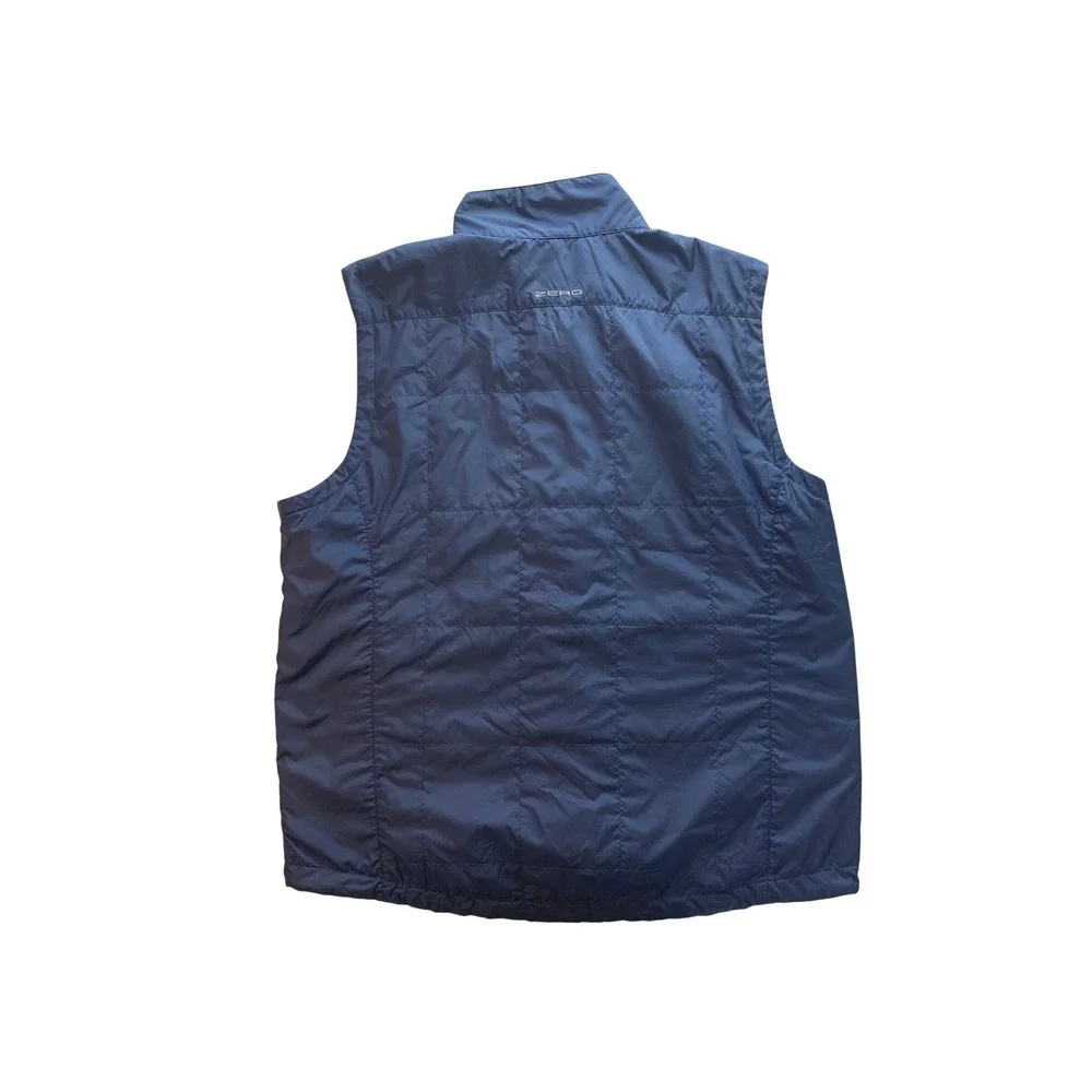 Zero‎ Restriction Reversible Tour Series Men's Golf Vest Navy Blue Gray Large